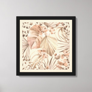 Toile Élégant Neutre Art Botanique Imprimer