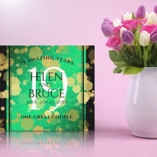 Toile Élégante 19e anniversaire du Mariage de Jade