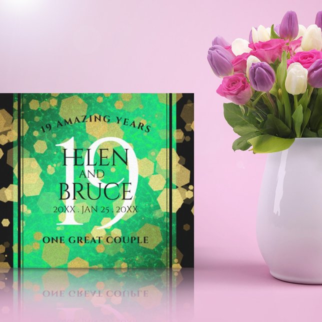 Toile Élégante 19e anniversaire du Mariage de Jade (Créateur téléchargé)