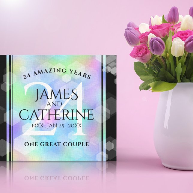 Toile Élégante 24e anniversaire du Mariage Opal (Créateur téléchargé)