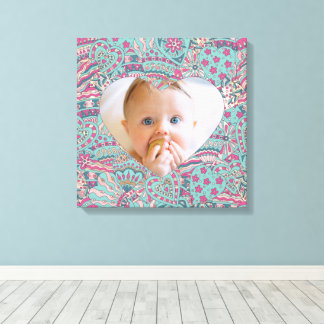 Toile Élégante photo de coeur minimale