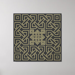 Toile élément calligraphie arabe symbole ornement islami