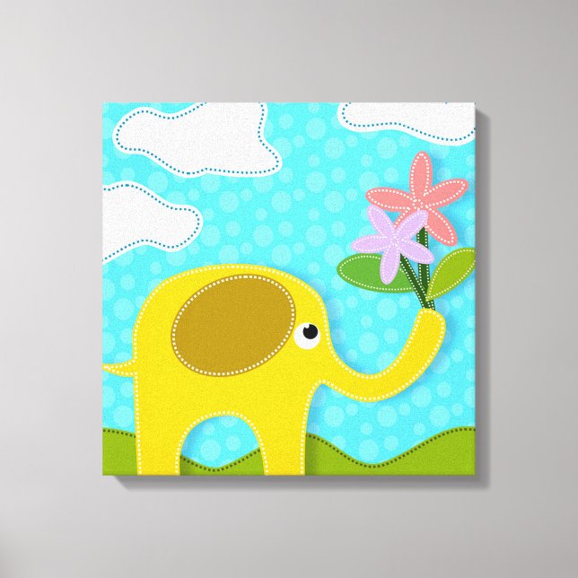 Toile Eléphant (Recto)