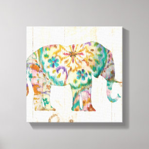 Toile Éléphant de Boho Paisley I