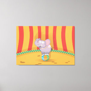 Toile Éléphant de cirque