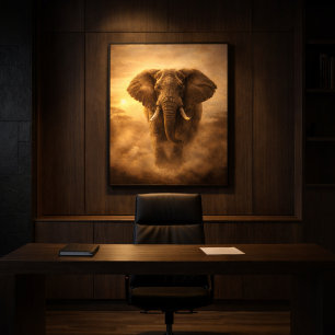 Toile Éléphant — Élan Sauvage