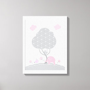 Toile Eléphant mignon