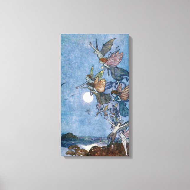 Toile Elfes et fées de la tempête (Recto)