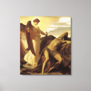 Toile Elijah en nature par Lord Frederic Leighton