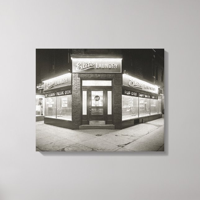 Toile Elite Laundry, 1928 (Recto)