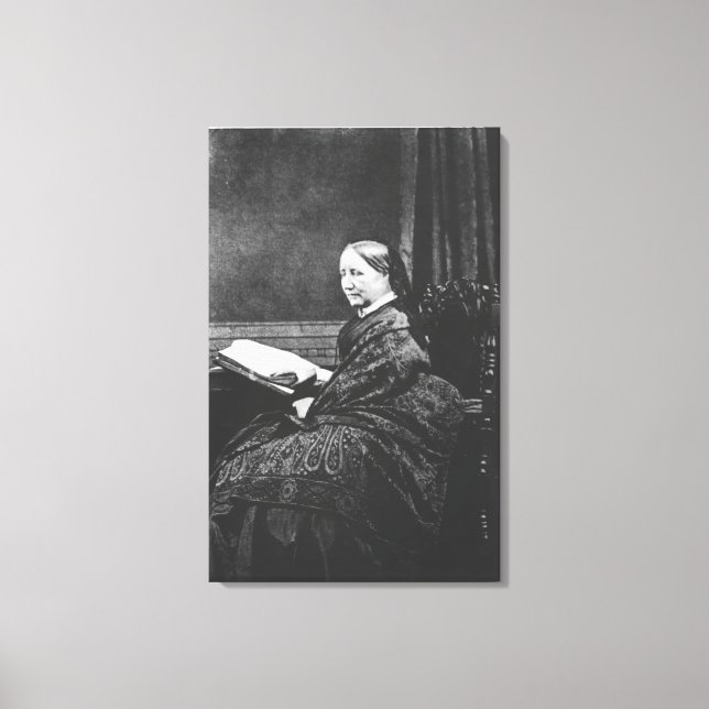 Toile Elizabeth Cleghorn Gaskell 19e siècle (Recto)