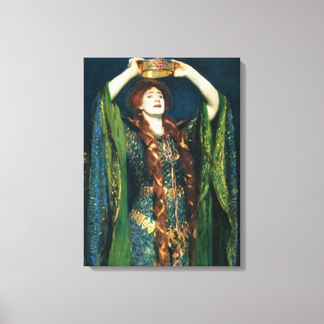 Toile Ellen Terry en Lady Macbeth par John Singer Sargen (Recto)