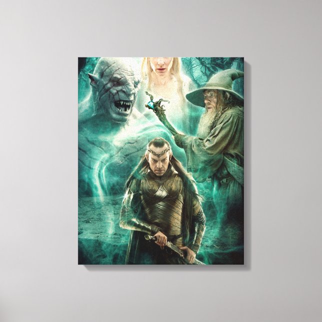 Toile ELROND™, Azog, Galadriel & Gandalf Graphic (Recto)