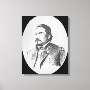 Toile Ely Samuel Parker (1828-1895) Chef de Seneca et Fe