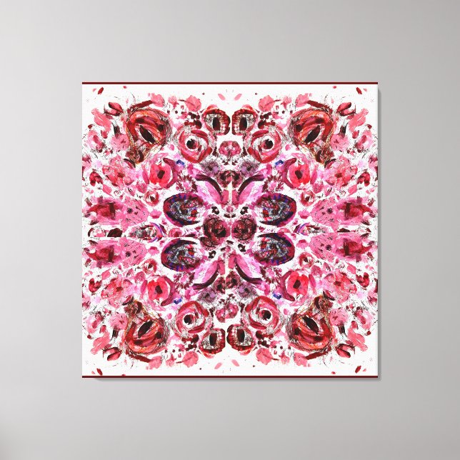Toile Emballée Premium (Gloss) Passion Rouge (Recto)