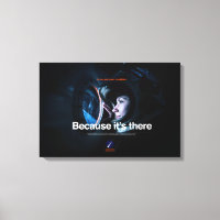 Toile Emballée Premium Parce qu'elle est là