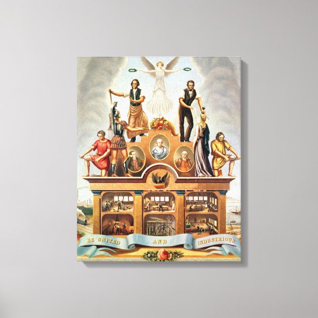 Toile Emblème commercial de la société fusionnée (Recto)