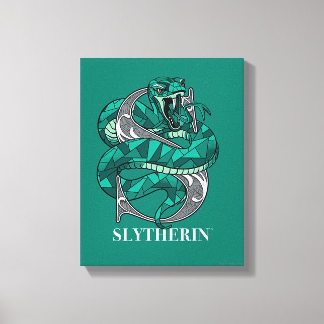 Toile Emblème hachuré SLYTHERIN™ (Recto)