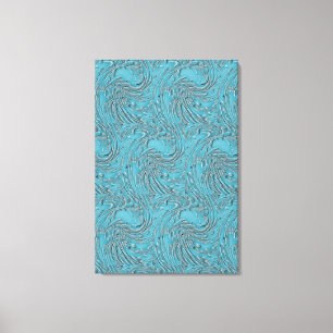 Toile Embossé En Turquoise