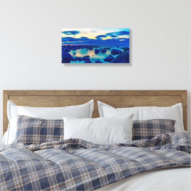 Toile embouteillée Premium (brillant) (Insitu(Chambre))