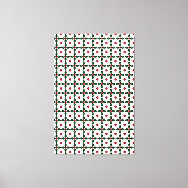 Toile Emerald Diamond Gemstone Art Green (Recto)