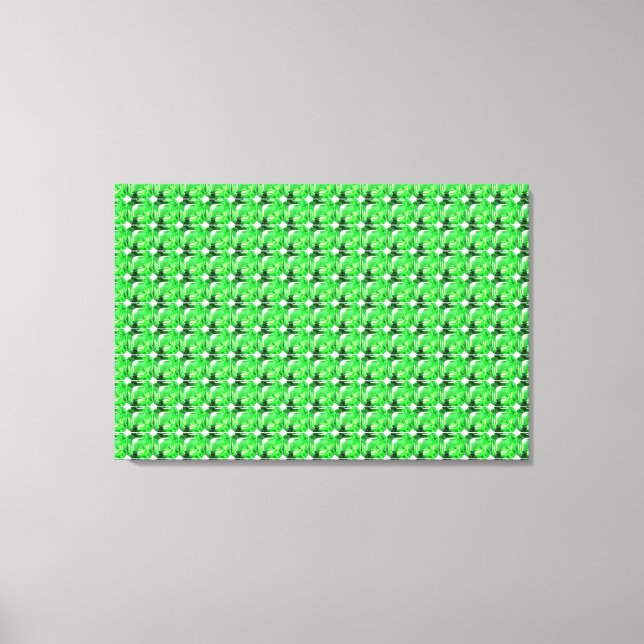 Toile Emerald, vert vif (Recto)