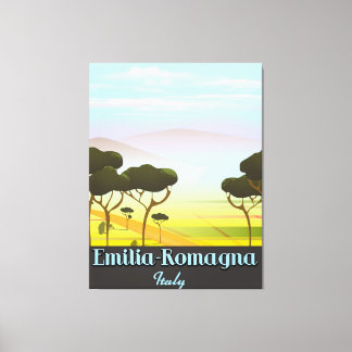 Toile Émilie-Romagne poster de voyage Italie