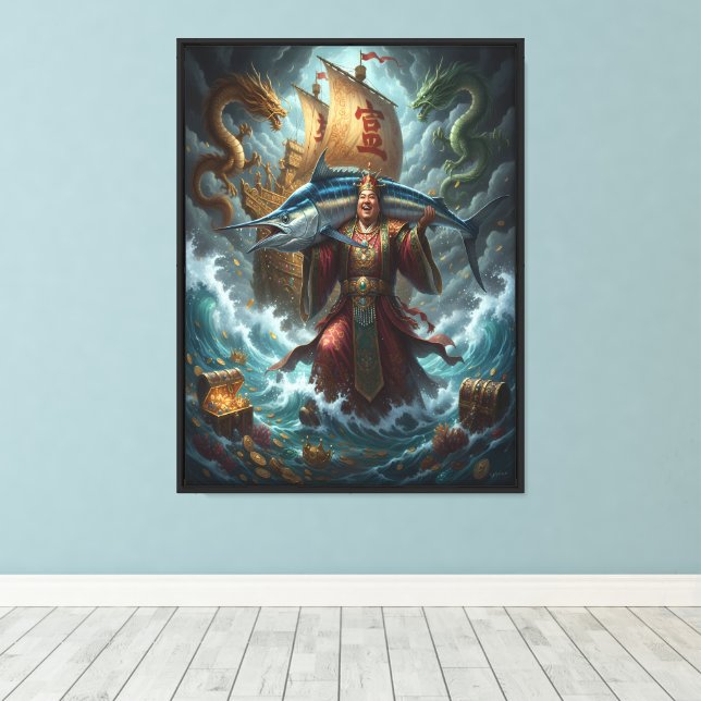 Toile Empereur de la mer (Insitu (Plancher de Bois))