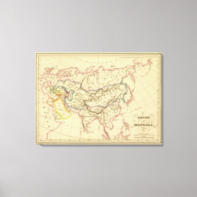 Toile Empire des Mongols (Recto)