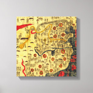 Toile Empire Ming, Chine Carte panoramiqueChine