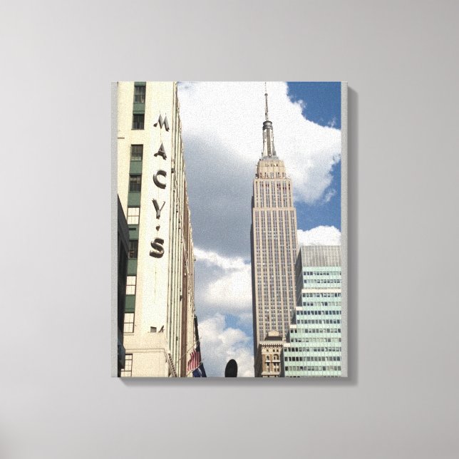 Toile Empire State Building 34th Street Manhattan NYC (Recto)