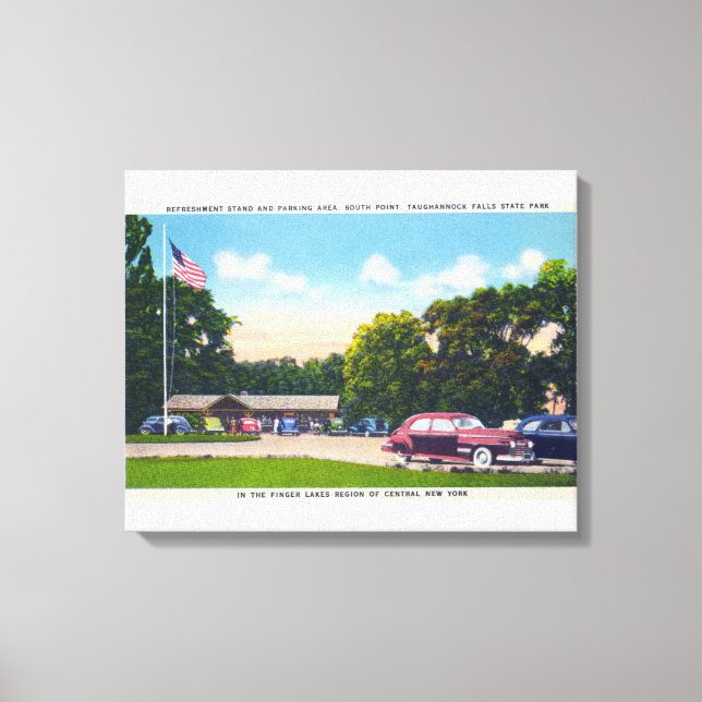Toile Emplacement du parking de South Point (Recto)