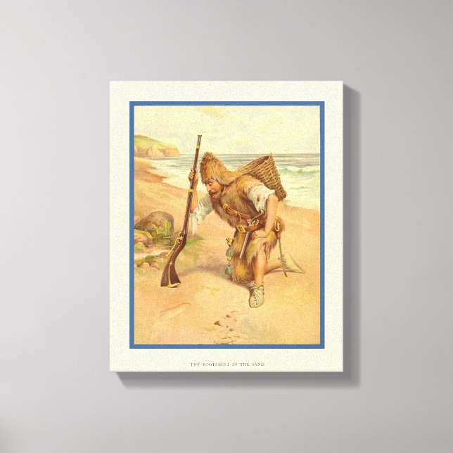 Toile Empreinte dans le sable 2 (Recto)