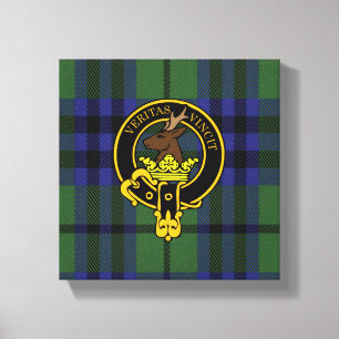 Toile Empreinte Keith Scottish Crest et Tartan Canvas