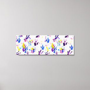 Toile empreintes de pas de pingouin