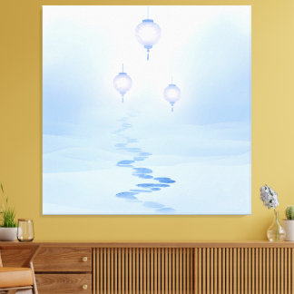 Toile Empreintes Jardin Zen Voyage