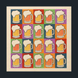 toile en bois de BEER Pop Art<br><div class="desc">Voir mon magasin pour plus d'articles avec ce design.</div>