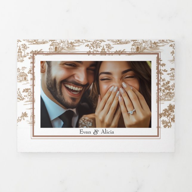 Toile en cuivre, Mariage triple (Page de couverture)