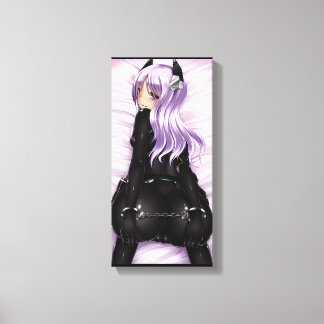 Toile en hentai noir et violet SingleZ "Make Me"