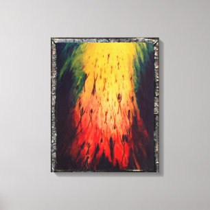 Toile En laissant l'obscurité écrivez la lumière