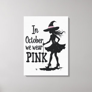 Toile En Octobre Nous Portons Des Sorcières Roses Fête D