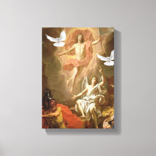 Toile en toile étirée de Jésus-Christ