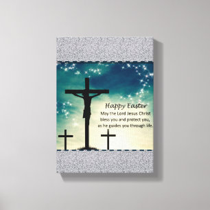 Toile en toile étirée de Jésus-Christ