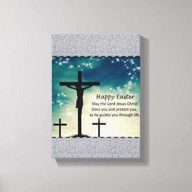 Toile en toile étirée de Jésus-Christ (Recto)