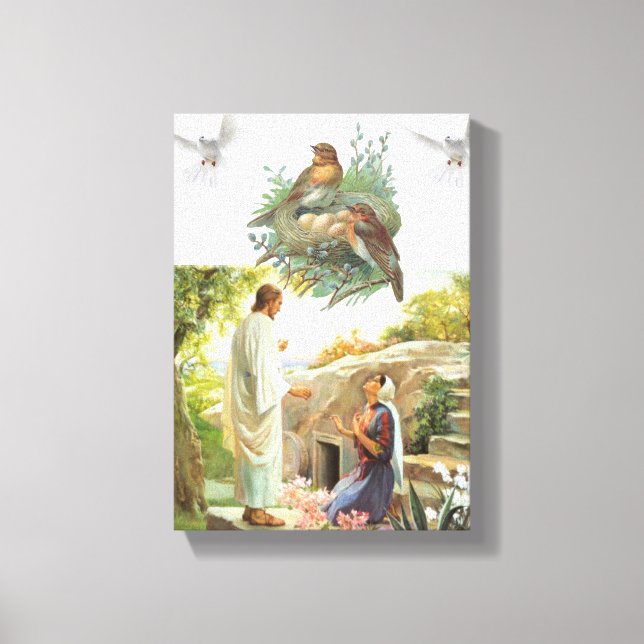 Toile en toile étirée de Jésus-Christ (Recto)
