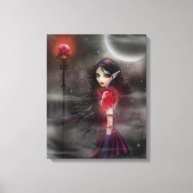 Toile encadrée avec galerie de fée de dragon de fa (Recto)