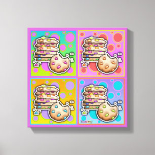 Toile encadrée Galerie de COOKIES Pop Art