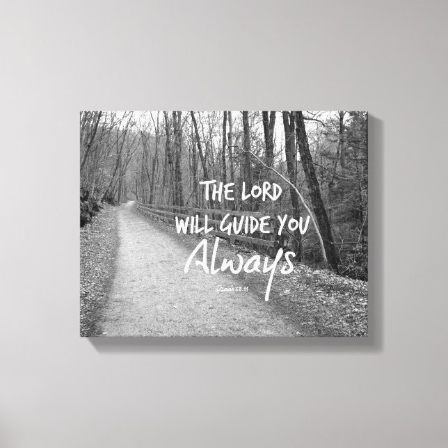 Toile Encouragement du couplet biblique (Recto)