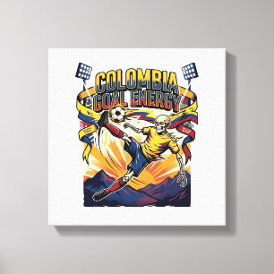 Toile Énergie de but Colombie Skeleton Striker Nations C