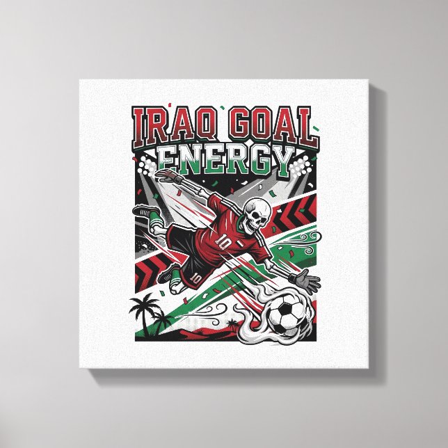 Toile Énergie de l'objectif Irak Squelette Attaquant Nat (Recto)